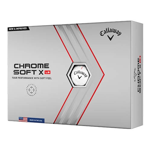 Callaway 2022 Chrome Soft X LS Golf Ball - White 3 Callaway 2022 Chrome Soft X LS Golf Ball - White