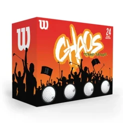 Wilson Chaos Golf Ball - White 24 Pack