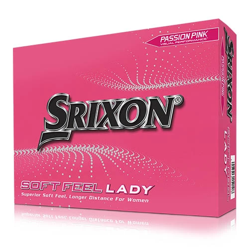 Srixon Soft Feel Lady 2023 Golf Ball - Pink 3 Srixon Soft Feel Lady 2023 Golf Ball - Pink