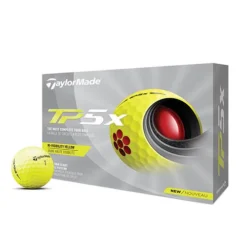 TaylorMade TP5X 2021 Golf Ball - Yellow