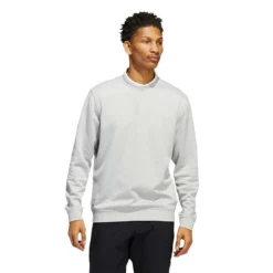 ADIDAS Go-To Crewneck Pullover -Cheap The Tee Crest Store adidas go to crewneck pullover grey two white 01 26275.1676596442