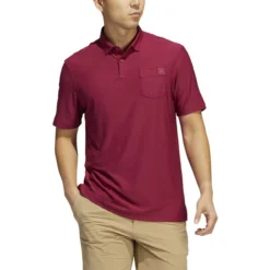 ADIDAS Go-To Pocket Polo 26 ADIDAS Go-To Pocket Polo -Cheap The Tee Crest Store adidas go to pocket polo legacy burgundy 01 66594.1647960753