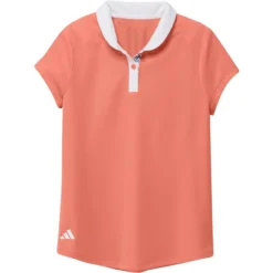 ADIDAS Junior Girls HEAT.RDY Polo -Cheap The Tee Crest Store adidas junior girls heat rdy polo coral fusion 01 60274.1679002535