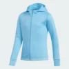 ADIDAS Junior Girls Novelty Hoodie -Cheap The Tee Crest Store adidas junior girls novelty hoodie bright cyan 01 25336.1631897470