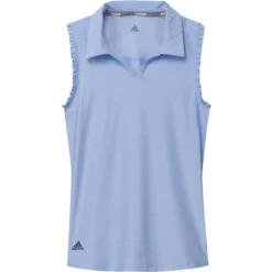 ADIDAS Junior Girls Spacedye Sleeveless Polos