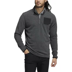 ADIDAS Pocket 1/4 Zip 22 ADIDAS Pocket 1/4 Zip -Cheap The Tee Crest Store adidas pocket 1 4 zip black 01 40099.1659042846