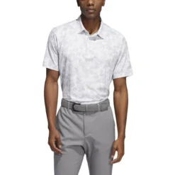 ADIDAS Prisma Print Polo -Cheap The Tee Crest Store adidas prisma print polo white grey two 01 85675.1673906649