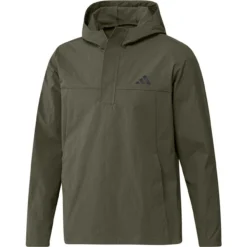 ADIDAS Ripstop 1/4 Zip Pullover Hoodie -Cheap The Tee Crest Store adidas ripstop 1 4 zip pullover hoodie olive strata 01 52103.1677077880