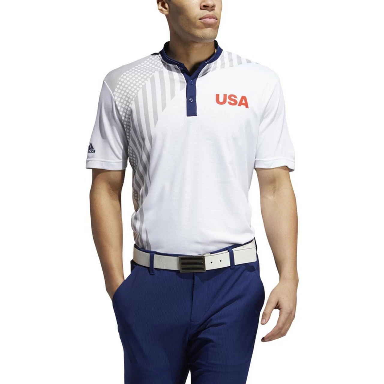ADIDAS USA Olympics Friday Polo 3 ADIDAS USA Olympics Friday Polo