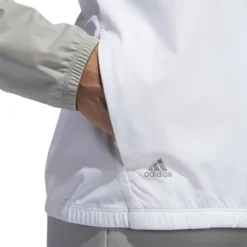 ADIDAS Women's ClimaStorm Jacket -Cheap The Tee Crest Store adidas womens climastorm jacket white solid grey 04 15701.1633100470