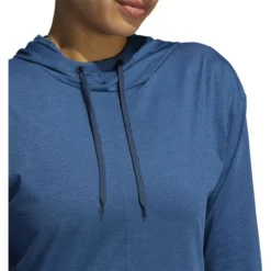 ADIDAS Women's Essentials Heathered Hoodie -Cheap The Tee Crest Store adidas womens essentials heathered hoodie crew navy 03 79614.1633103434