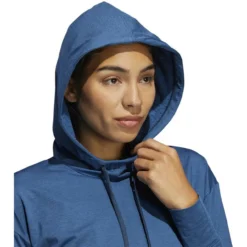 ADIDAS Women's Essentials Heathered Hoodie -Cheap The Tee Crest Store adidas womens essentials heathered hoodie crew navy 04 18021.1633103434