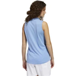 ADIDAS Women's Essentials Sleeveless Polo -Cheap The Tee Crest Store adidas womens essentials sleeveless polo blue rush white 02 75848.1647971595