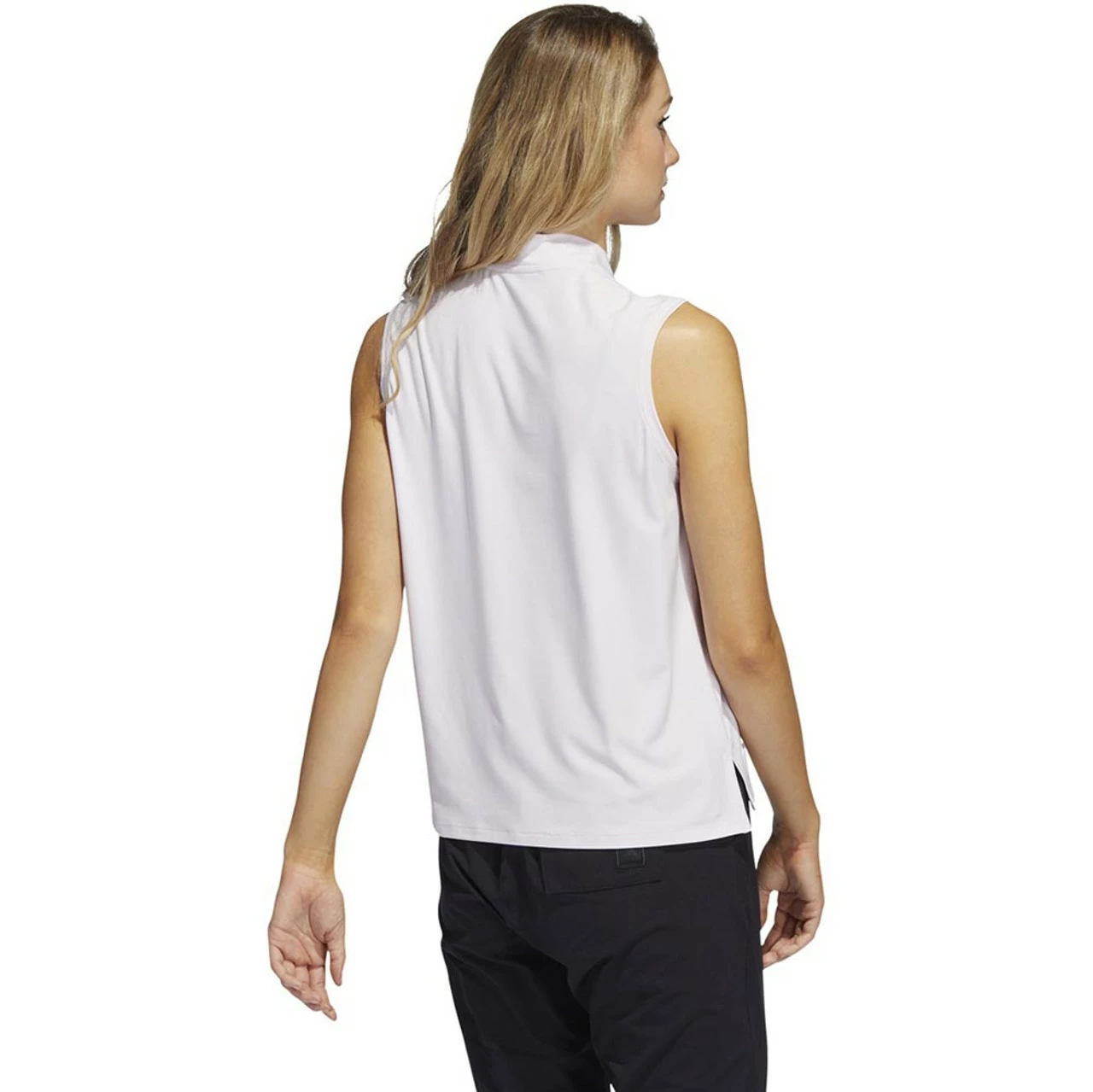 ADIDAS Women's Go-To Sleeveless Polo 4 ADIDAS Women's Go-To Sleeveless Polo - Image 2
