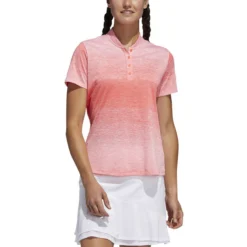 ADIDAS Women's Gradient Polo 12 ADIDAS Women's Gradient Polo -Cheap The Tee Crest Store adidas womens gradient polo flash red 01 59807.1633380999