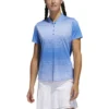ADIDAS Women's Gradient Polo 2 ADIDAS Women's Gradient Polo -Cheap The Tee Crest Store adidas womens gradient polo glory blue 01 82047.1633380999