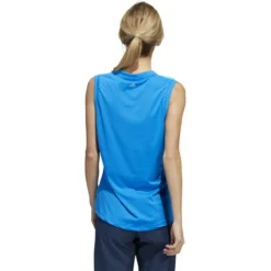 ADIDAS Women's Gradient Sleeveless Polo -Cheap The Tee Crest Store adidas womens gradient sleeveless polo blue rush 02 78857.1647972220