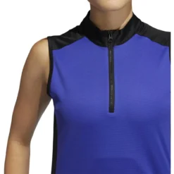 ADIDAS Women's Primeblue Colorblock Racerback Polo -Cheap The Tee Crest Store adidas womens primeblue colorblock racerback polo semi night flash 03 93478.1659042810