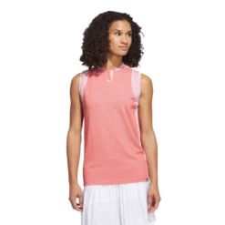 ADIDAS Women's Primeknit Sleeveless Polo
