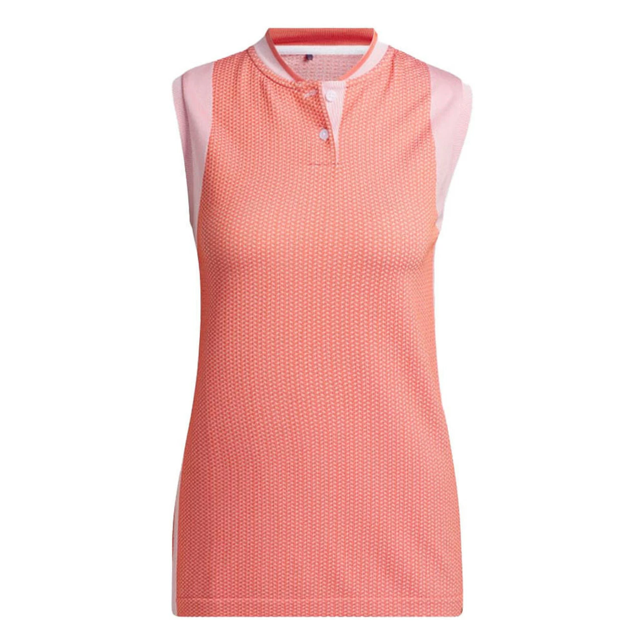 ADIDAS Women's Primeknit Sleeveless Polo 6 ADIDAS Women's Primeknit Sleeveless Polo - Image 4