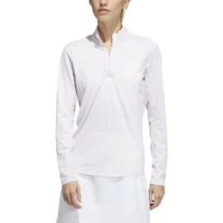 ADIDAS Women's Printed Sun Protection 1/4 Zip -Cheap The Tee Crest Store adidas womens printed sun protection 1 4 zip almost pink 01 31030.1676598054