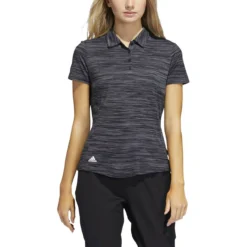 ADIDAS Women's Space-Dyed Polo 21 ADIDAS Women's Space-Dyed Polo -Cheap The Tee Crest Store adidas womens space dyed polo black white 01 43491.1647973321