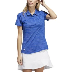 ADIDAS Women's Space-Dyed Polo 29 ADIDAS Women's Space-Dyed Polo -Cheap The Tee Crest Store adidas womens space dyed polo collegiate royal white 01 17905.1647973321