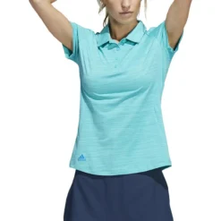 ADIDAS Women's Space-Dyed Polo 25 ADIDAS Women's Space-Dyed Polo -Cheap The Tee Crest Store adidas womens space dyed polo semi mint rush blue rush 01 30871.1647973321