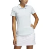 ADIDAS Women's Spacedye Polo -Cheap The Tee Crest Store adidas womens spacedye polo white acid mint 01 61098.1631905137