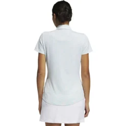 ADIDAS Women's Spacedye Polo -Cheap The Tee Crest Store adidas womens spacedye polo white acid mint 02 46468.1631905137