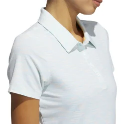 ADIDAS Women's Spacedye Polo -Cheap The Tee Crest Store adidas womens spacedye polo white acid mint 03 72786.1631905137