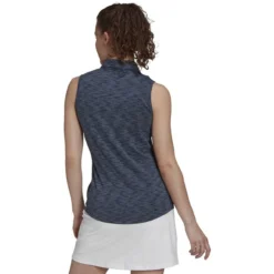 ADIDAS Women's Spacedye Sleeveless Polo 11 ADIDAS Women's Spacedye Sleeveless Polo -Cheap The Tee Crest Store adidas womens spacedye sleeveless polo crew navy white 02 93254.1631905890
