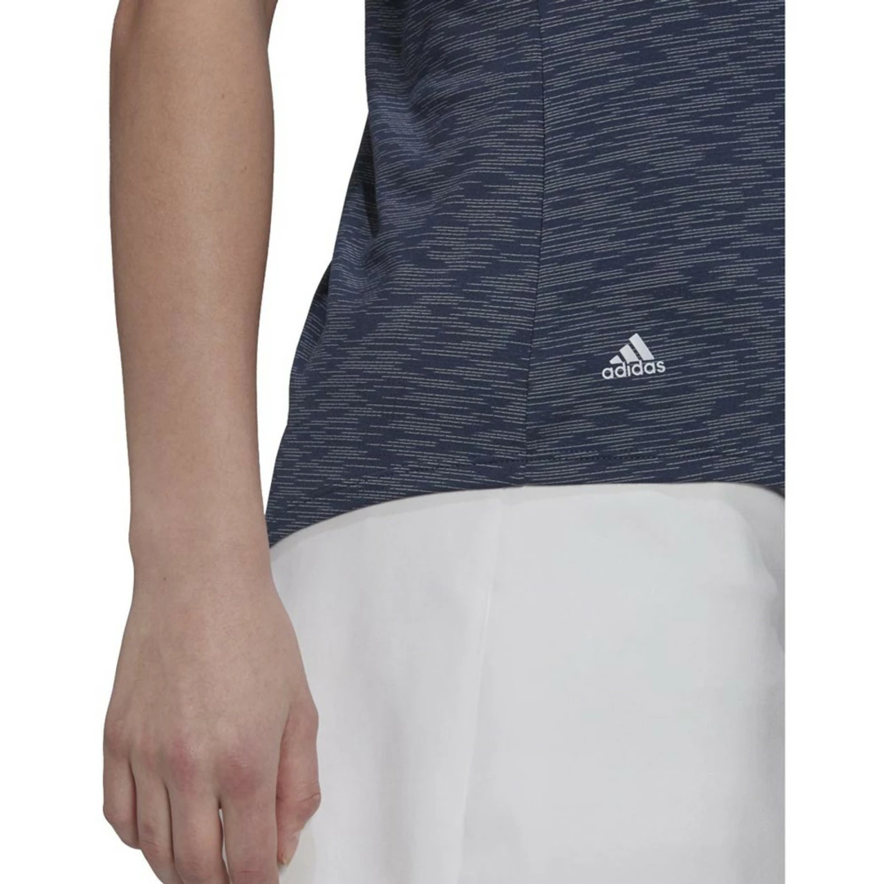 ADIDAS Women's Spacedye Sleeveless Polo 6 ADIDAS Women's Spacedye Sleeveless Polo - Image 4