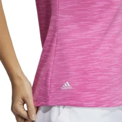 ADIDAS Women's Spacedye Sleeveless Polo 17 ADIDAS Women's Spacedye Sleeveless Polo -Cheap The Tee Crest Store adidas womens spacedye sleeveless polo screaming pink wild pink 03 74407.1631905890