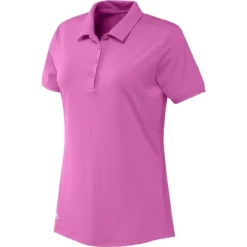 ADIDAS Women's Ultimate 365 Solid Polo -Cheap The Tee Crest Store adidas womens ultimate 365 solid polo lucid fuchsia 01 28001.1678999876