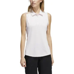 ADIDAS Women's Ultimate 365 Solid Sleeveless Polo -Cheap The Tee Crest Store adidas womens ultimate 365 solid sleeveless polo almost pink 01 23006.1662670227