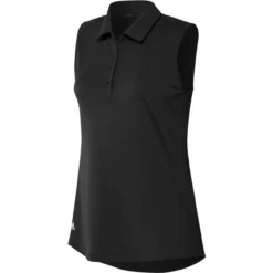 ADIDAS Women's Ultimate 365 Solid Sleeveless Polo -Cheap The Tee Crest Store adidas womens ultimate 365 solid sleeveless polo black 01 17897.1662670227