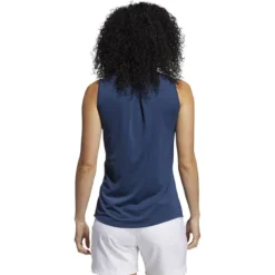 ADIDAS Women's Ultimate 365 Solid Sleeveless Polo -Cheap The Tee Crest Store adidas womens ultimate 365 solid sleeveless polo crew navy 02 46368.1662670227