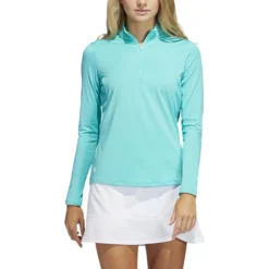 ADIDAS Women's Ultimate365 Sun Protection Shirt -Cheap The Tee Crest Store adidas womens ultimate365 sun protection shirt semi mint rush 01 20320.1676591643