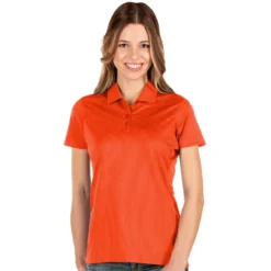 Antigua Women's Balance Polo 12 Antigua Women's Balance Polo -Cheap The Tee Crest Store antigua womens balance polo mango 01 64176.1676587691