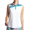 Bermuda Sands Women's Adele Sublimated Sleeveless Polo 1 Bermuda Sands Women's Adele Sublimated Sleeveless Polo -Cheap The Tee Crest Store bermuda sands womens adele sublimated sleeveless polo white 01 16182.1659117778