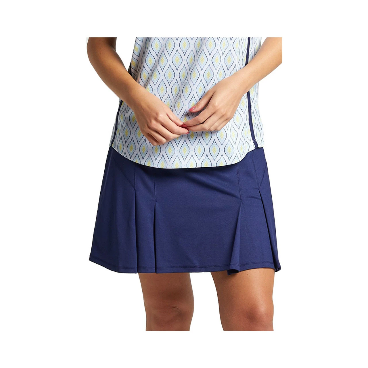 Bermuda Sands Women's Caroline Solid Pleated Skort 3 Bermuda Sands Women's Caroline Solid Pleated Skort
