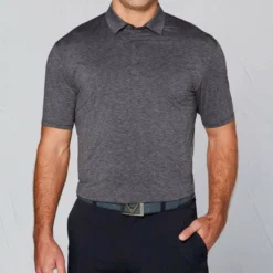 Callaway Tour Authentic Heather Striped Polo -Cheap The Tee Crest Store callaway tour authentic heather striped polo ebony heather 01 79711.1632414155