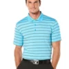 Callaway Ventilated Stripe Polo - Previous Season Style -Cheap The Tee Crest Store callaway ventilated stripe polo previous season style blue atoll 01 91401.1632428476