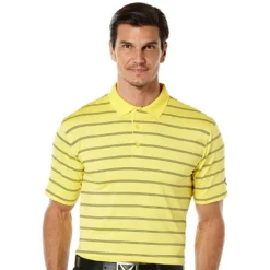 Callaway Ventilated Stripe Polo - Previous Season Style -Cheap The Tee Crest Store callaway ventilated stripe polo previous season style lemon zest 01 90097.1632428493