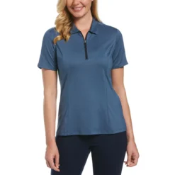 Callaway Women's Tonal Heather 1/4 Zip Polo -Cheap The Tee Crest Store callaway womens tonal heather 1 4 zip polo true navy heather 01 60302.1654787878