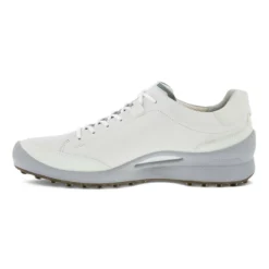 ECCO Men's Biom Hybrid Golf Shoes -Cheap The Tee Crest Store ecco biom hybrid golf shoes white silver metallic 04 06378.1644873789