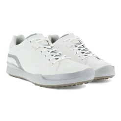 ECCO Men's Biom Hybrid Golf Shoes -Cheap The Tee Crest Store ecco biom hybrid golf shoes white silver metallic 06 36519.1644873790