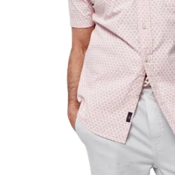 Faherty Stretch Playa Shirt -Cheap The Tee Crest Store faherty stretch playa shirt rose fishscale 03 87157.1676598318