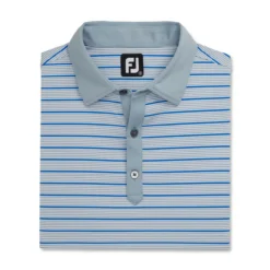 FootJoy Accented Stripe Lisle Self Collar Polo -Cheap The Tee Crest Store footjoy accented stripe lisle self collar polo dove grey white royal 04 56081.1673901085